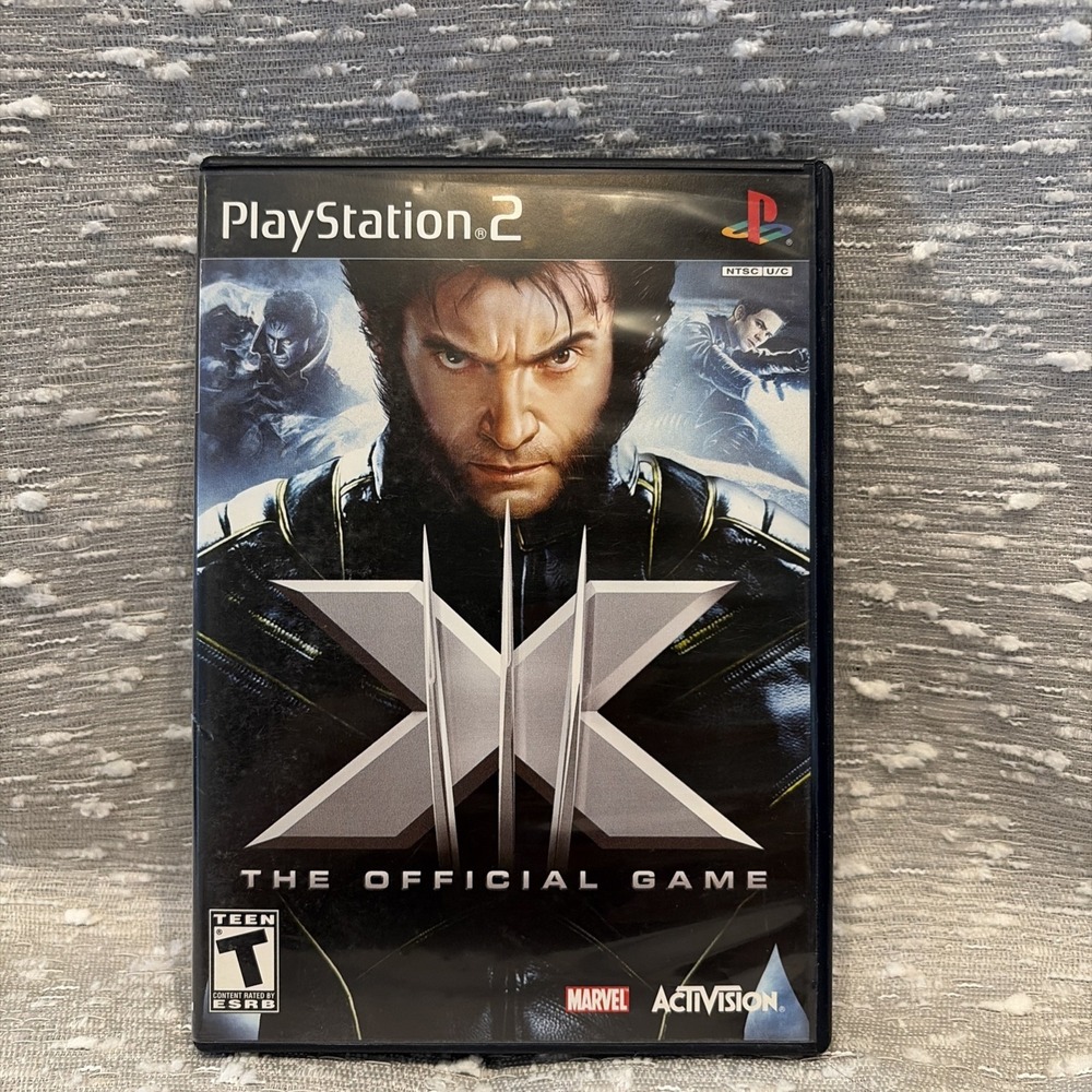 X-Men The Official Game‎ Sony PS2 PlayStation 2  Manual & Game Only